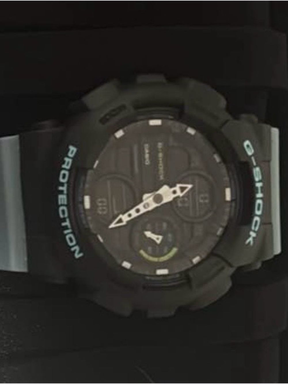 G-Shock Black Watch with Light Blue Accents Never Worn Perfect Condition